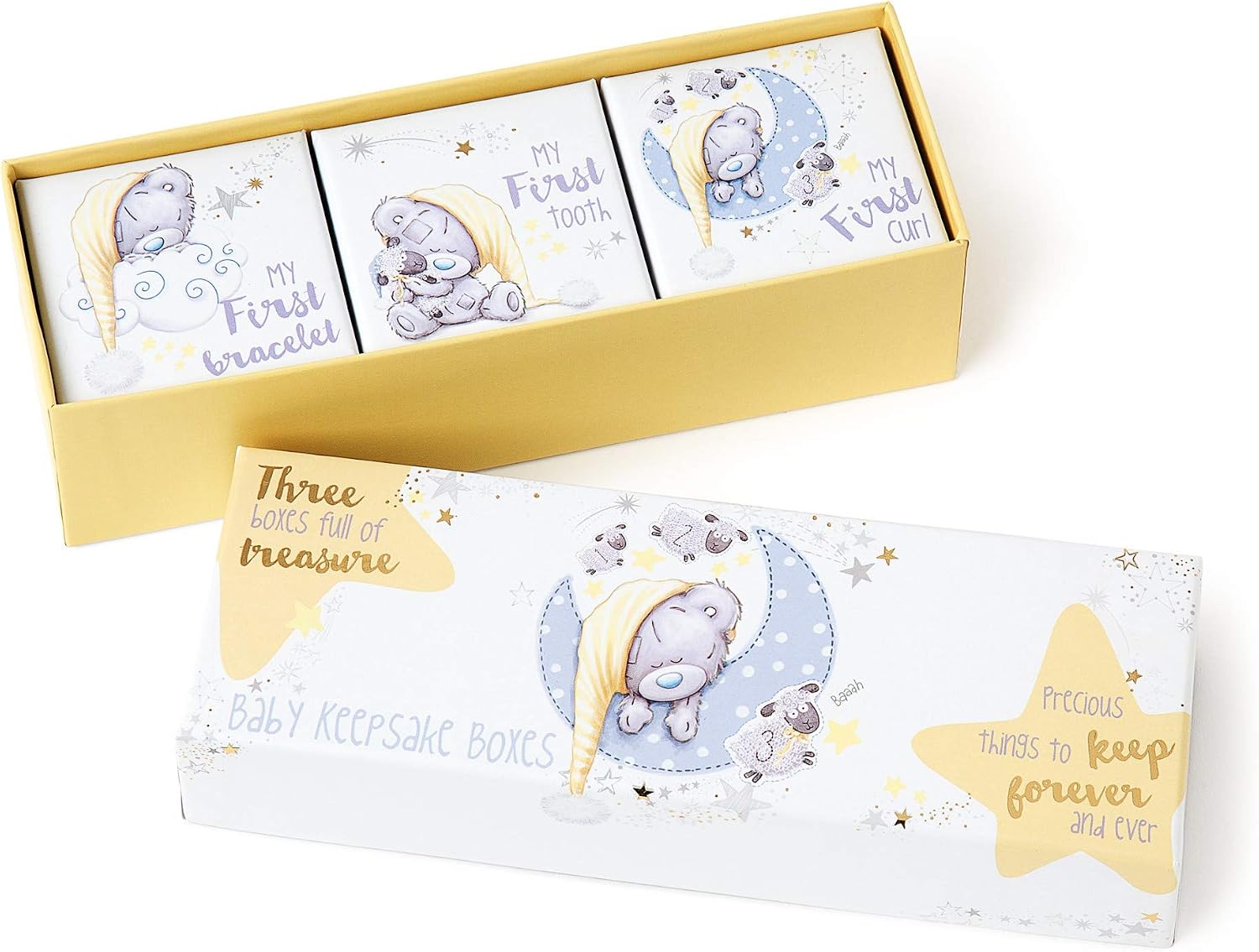 Me to You Tiny Tatty Teddy Set of 3 Memory Trinket Boxes in a Keepsake Storage Box - Official Collection, 100 g (Pack of 3) - Image 3