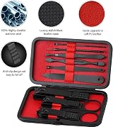 GLAMNE Manicure Set 10 in 1 Professional Stainless Steel with Leather Case view 3