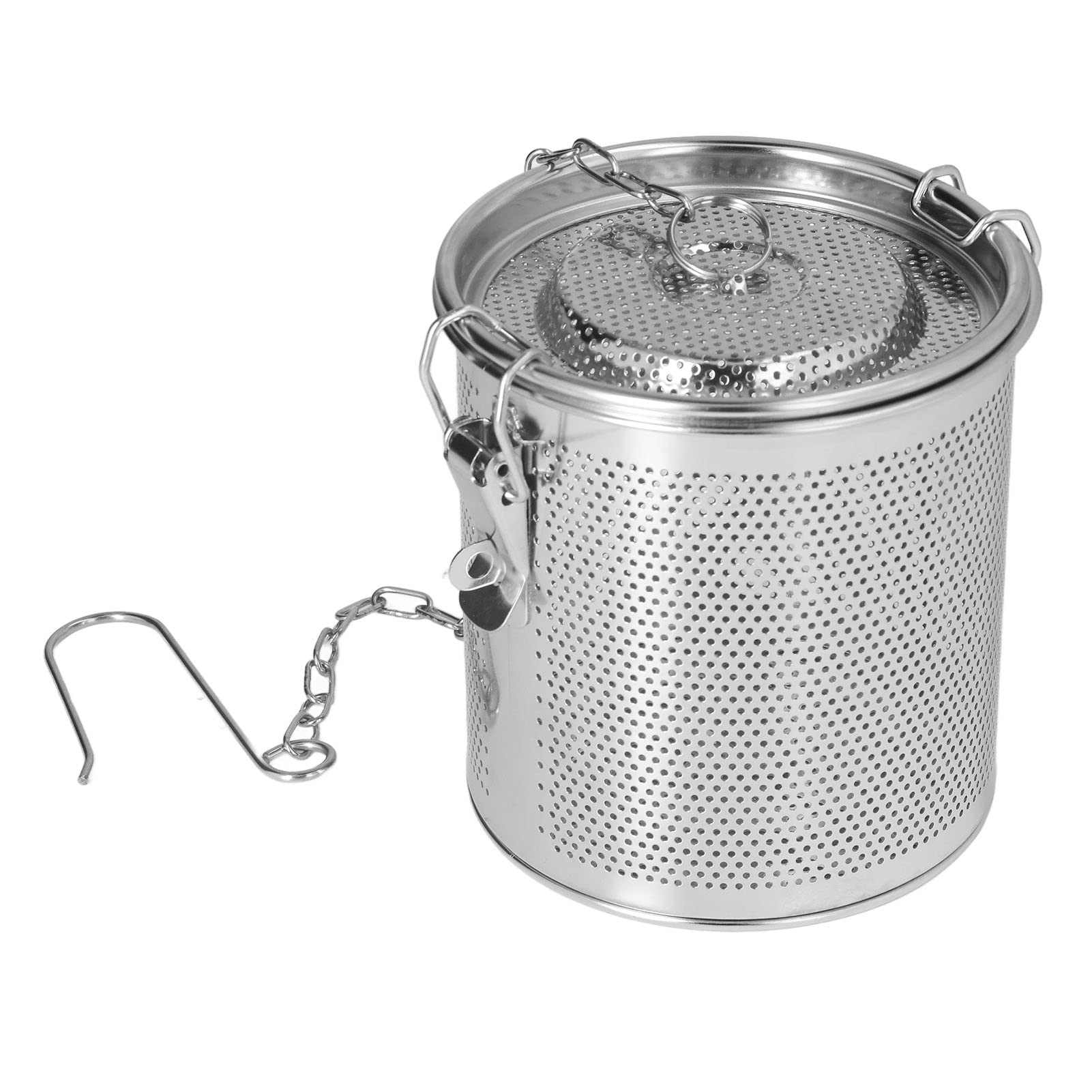 Spice Seasoning Strainer, Stainless Steel Seasoning Bag Tea Infuser Multipurpose Spice Filter Seasoning Strainer for Gravy Soup Taste Spice (1.3L)