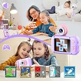 ARNSSIEN Kids Camera Toy 2.4in IPS 180° Flip Lens 32GB TF Card 1080P view 5