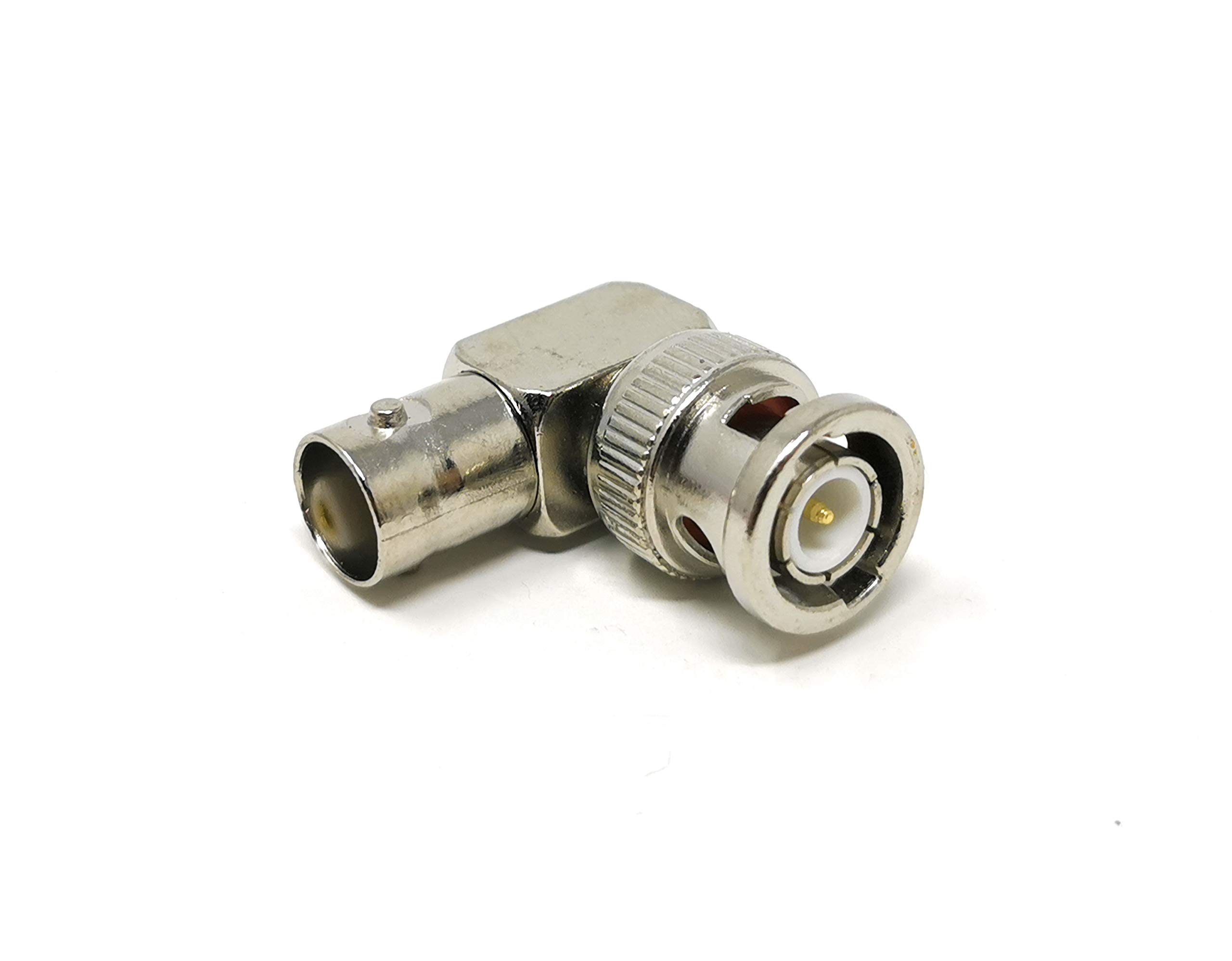 MainCore BNC Male to Female Right Angled, Adaptor/Connector 90 Degree/Coax/Coaxial for CCTV/Antenna/Monitor Camera