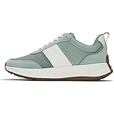 FitFlop Womens F-Mode Flow Fabric/Suede Sneakers