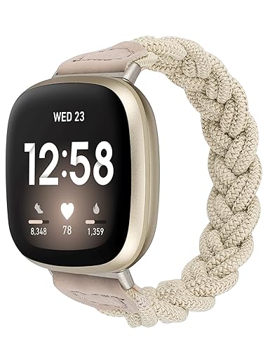 Wearlizer Elastic Band Compatible With Fitbit Sense/Versa 3/Sense