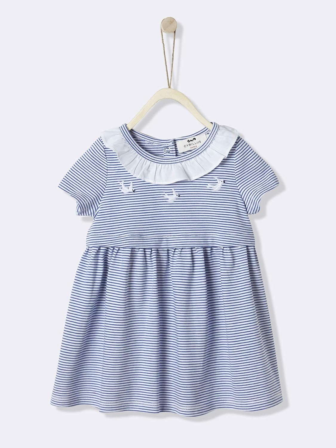Robes Cyrillus Robe Mariniere Brodee Bebe Vetements Lemoncitylive Com