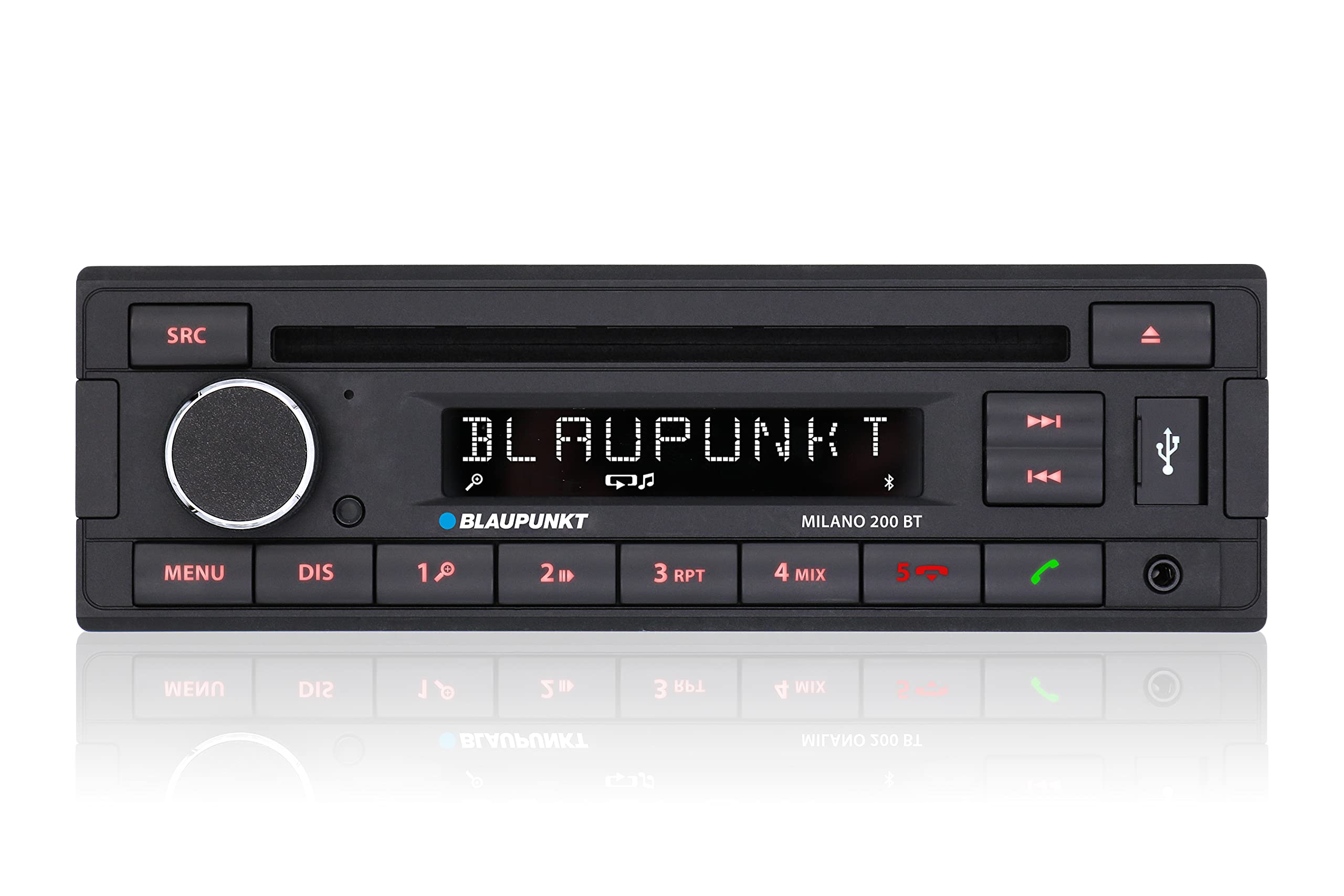 Blaupunkt Milano 200 BT Black 1-DIN