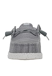 Hey Dude Wally Stretch Sox Grey Size 10, Men’s