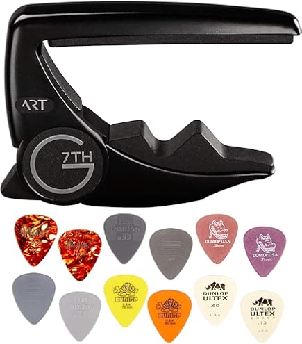 Performance 3 ART Capo Gold（6弦用） Amazon.com: G7th Performance 3 ART Capo - 6 String, 18kt Gold