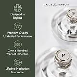 Cole & Mason 605 Salt and Pepper Mill Set Precision+ Ceramic Mechanisms 144mm view 2