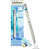 Lifelines Pen Diffuser, Cotton Candy, 1mm Black Ballpoint Pen | Ballpoint Pen with Scented Essential Oil Blends &ndash; Aromatherapy Diffuser &amp; Sensory Immersion Diffuse Aroma As You Write