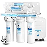 Geekpure 6 Stage Reverse Osmosis Drinking Water Filter System 75 GPD - with Alkaline PH+ Filter