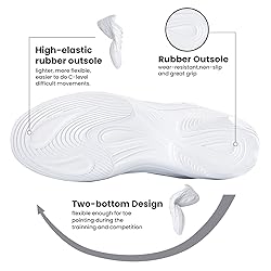 TAILORIA Cheer Shoes Girls-White & Black