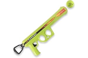 Hyper Pet K9 Kannon Dog Ball Thrower Launcher for Dogs, All Breeds Up To 60 Pounds, With One Hyper Pet 2.5 Inch Tennis Ball, For All Breeds