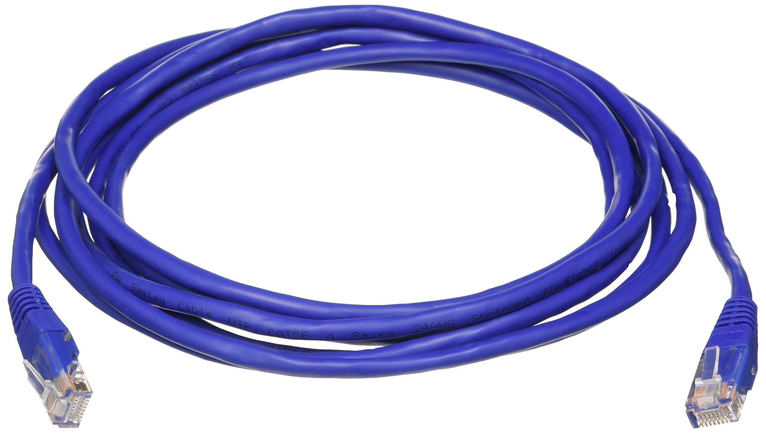 Pro Signal 3m Cat5e Ethernet Cable – RJ45 to RJ45 UTP Network Patch Lead – High-Speed LAN Cable – Blue PS11010