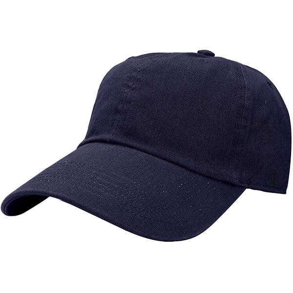 Dorfman Hat Co. Twill Baseball Cap with Pre-Curved Brim Black at