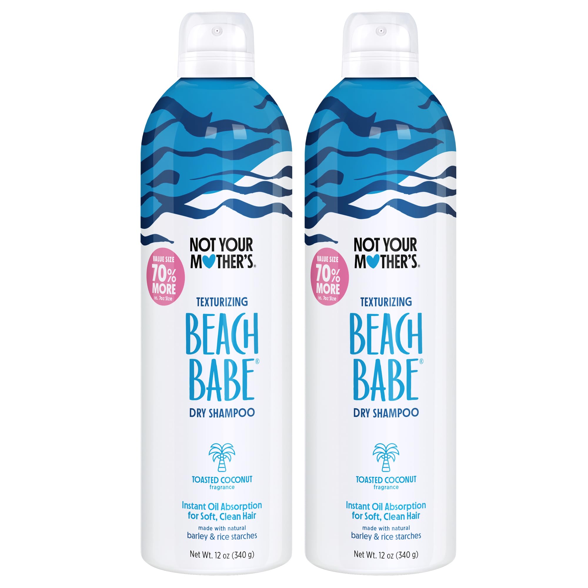 Not Your Mother's Value Pack Beach Babe Jumbo Dry Shampoo, 2 Pack
