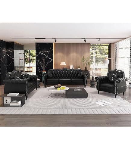 Amazon.com: Acme Picardy Sofa with 3 Pillows in Vintage Cherry Oak