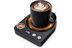 MQFORU Mug Warmer,Coffee Warmer for Desk with 9 Temperature Control(104°F-122°F/131°F-149°F/158°F-175°F),Smart Coffee Cup War
