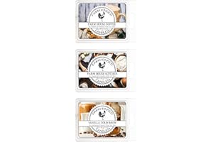 Coffee House 3 Pack Assorted Variety - Natural Soy Wax Melts - 100% All American Made - Farm Raised Candles - Paraffin & Dye Free - Pet Safe Non-Toxic Wax Warmer Melts Wax Melts Wax Cubes