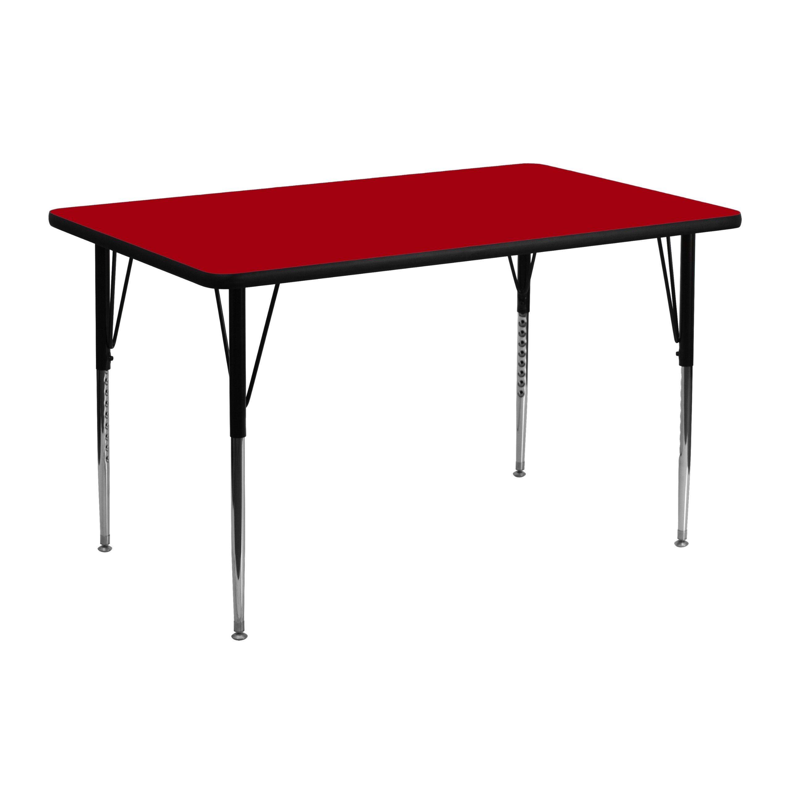 Photo 1 of ***MISSING LEGS/ONLY TABLETOP**Flash Furniture 24x48 REVERSIBLE Red AND YELLOW TABLETOP Activity table, 31" x 48" x 24"