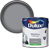 Dulux Silk Emulsion Paint For Walls And Ceilings Natural Slate 2.5L