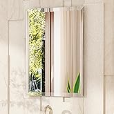 VocalStar Frameless Bathroom Mirror, 22" x 30" Rectangle Wall Mirror with Beveled Edge, Modern Decorative Vanity Mirrored for Living Room, Entryway, Bedroom | 1/4-Inch Shatterproof Glass
