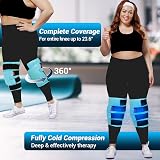 Comfytemp 2Pcs XXL Full Coverage Knee Ice Pack Wrap 360° view 2