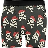 ZZXXB Shamrock Mardi Crab Anchor Mens Boxer Briefs Breathable Underwear Fly Front With Pouch S - XXL