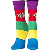Crazy Socks – Breakfast Food Cereal Crew Socks for Men & Women – Funny Novelty Food Designs – Colorful, Comfy & Unique