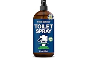 Lemongrass Tea Tree Toilet Spray 8 fl oz - Before-You-Go Bathroom Odor Eliminator and Air Freshener Spray with Lemongrass, Tea Tree, and Orange - Travel Size - Nexon Botanics