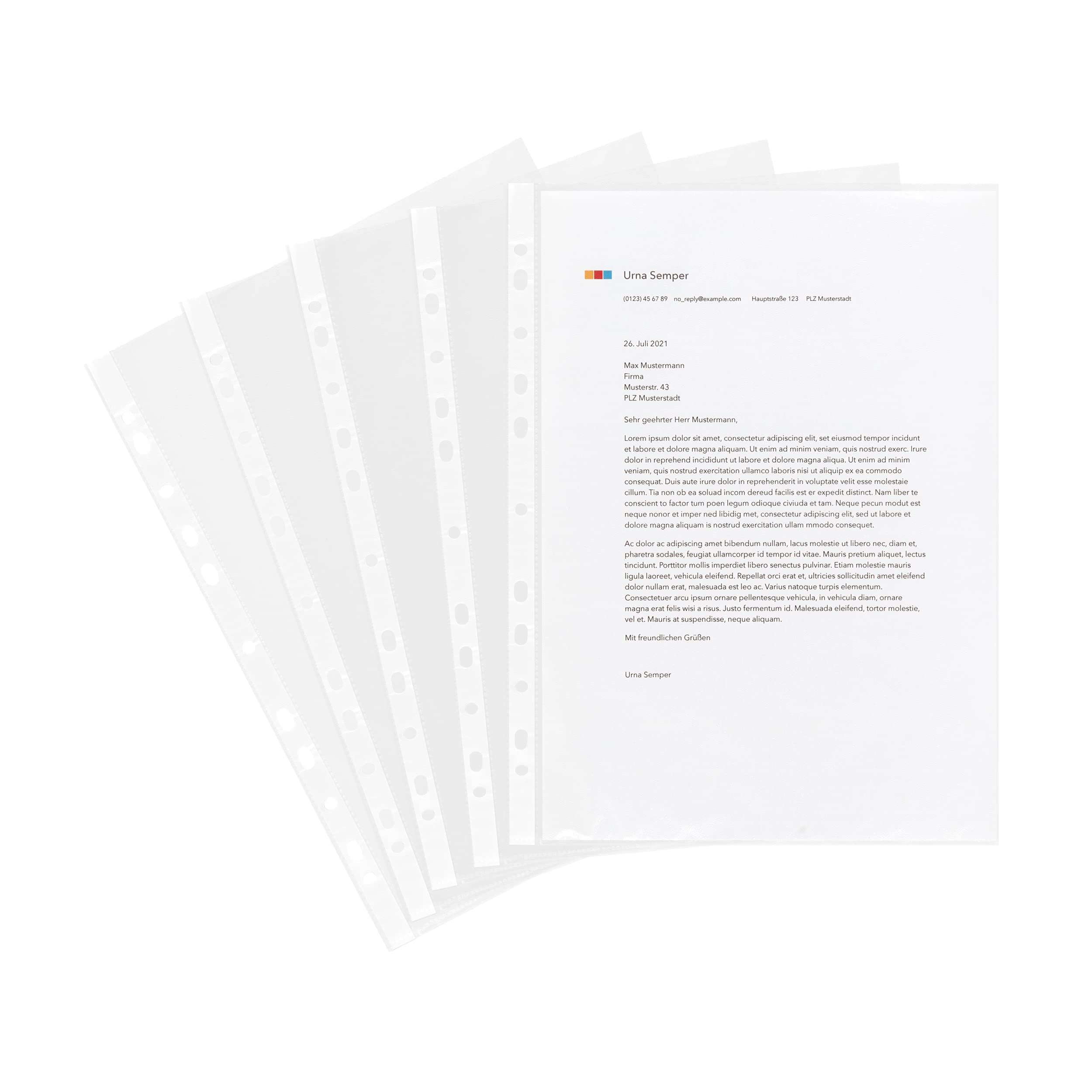 Limit 300 x A4 Matte Grained Open Top Document Wallets