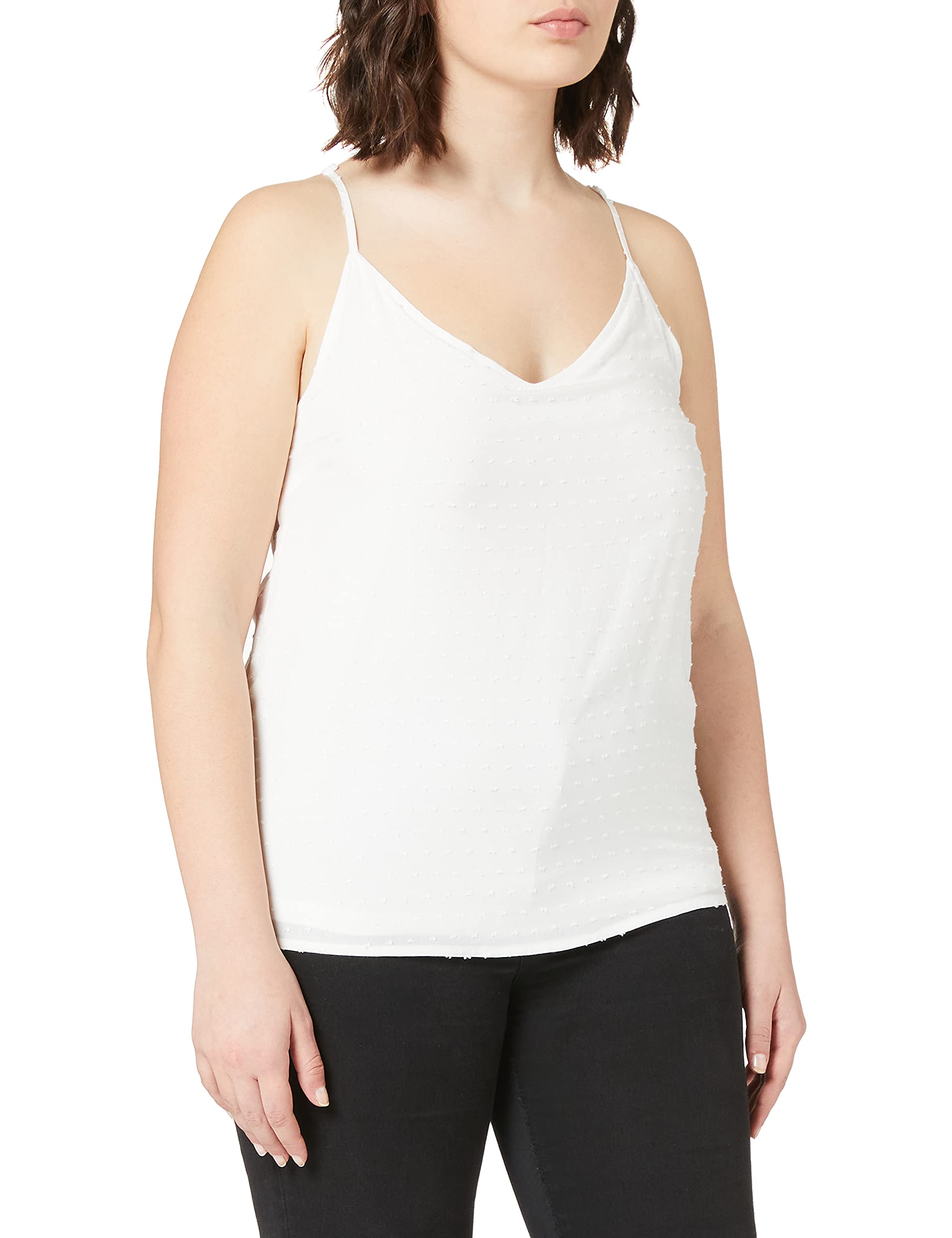 Mexx Women's Singlet Blouse, White, XS