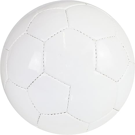 MJS Sports LTD - Balón de fútbol, color blanco, talla 5, sin ...