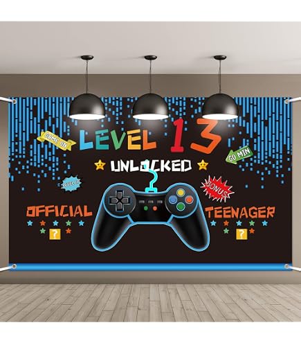 Amazon.com: Level 13th Unlocked Happy 13th Birthday Level Up