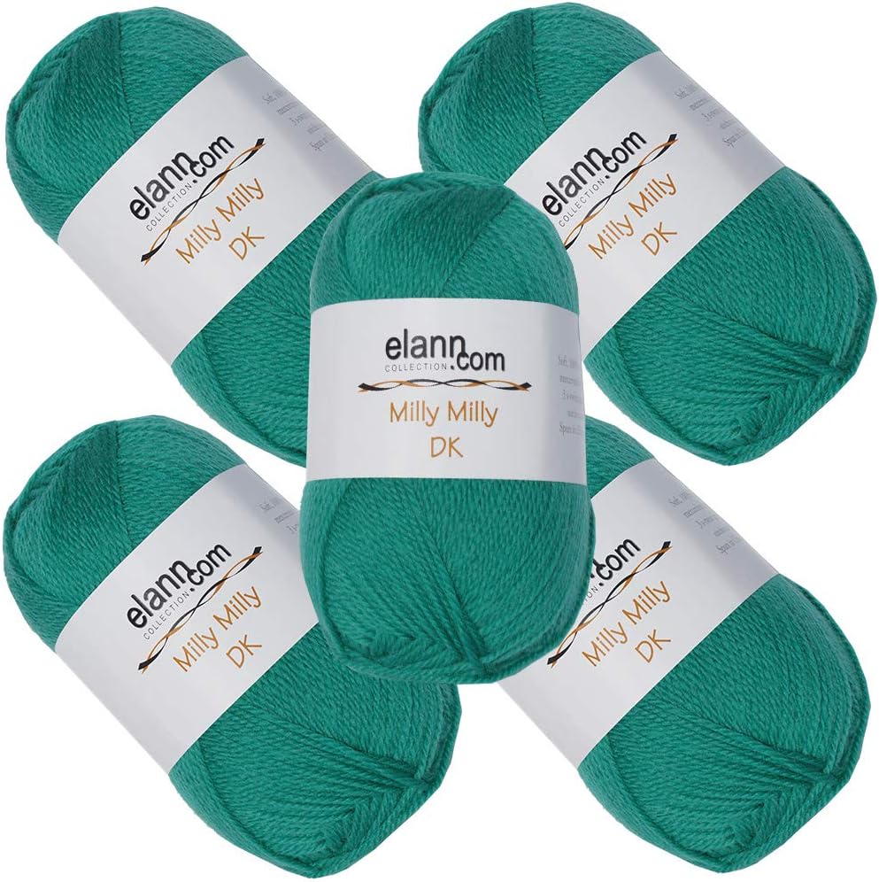 elann Milly Milly DK Yarn | 5 Ball Bag | 133 Porcelain Green