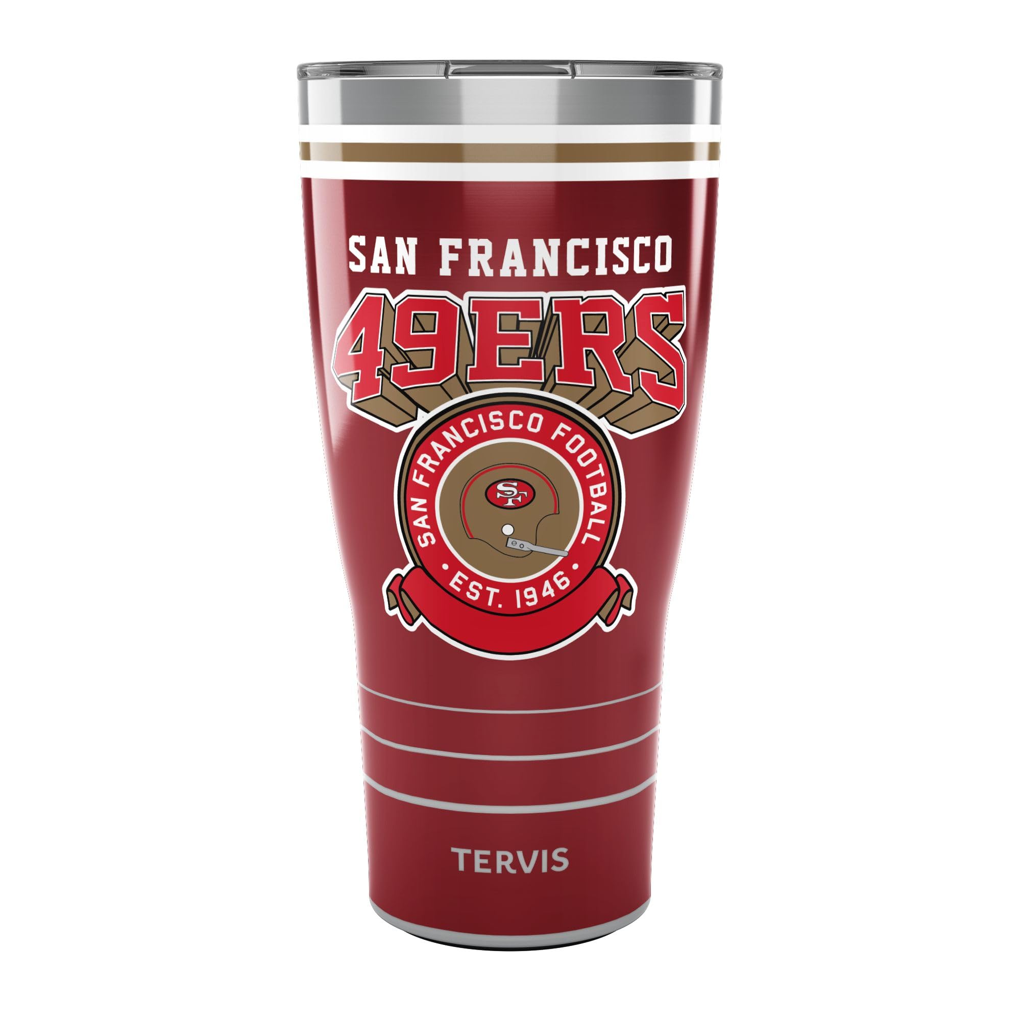 Gobelet Isolant Vintage John Brodie - San Francisco 49ers, Année 1968, Très Rare - Occasion Avec Quelques Fissures, Pièce Collector Pour Fans De NFL