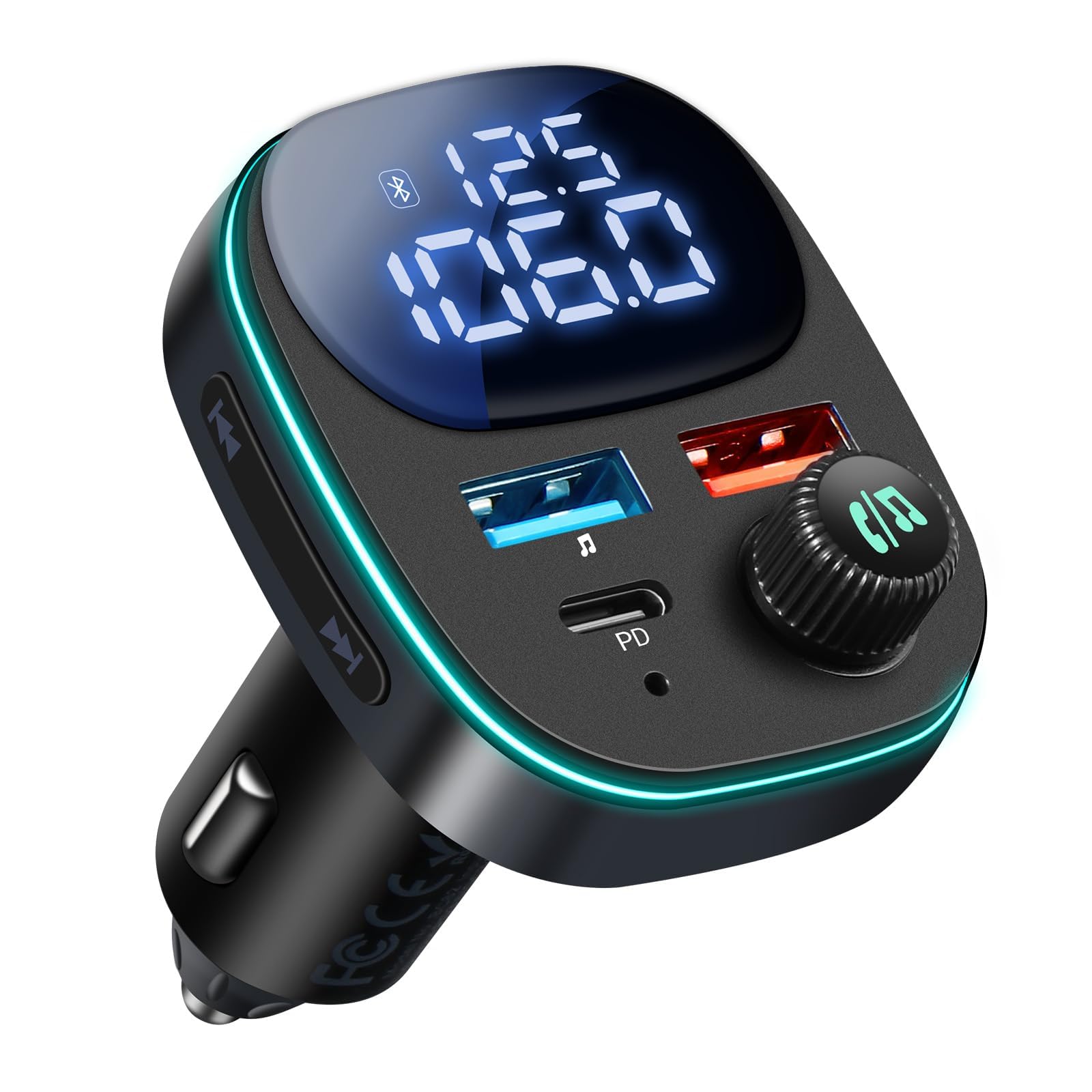 Hoppac Bluetooth 5.3 FM Transm...