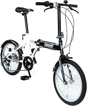 Amazon コールマン 折りたたみ自転車 Fd 3314 ダークグリーン ホワイト コールマン Coleman 小径車 ミニベロ