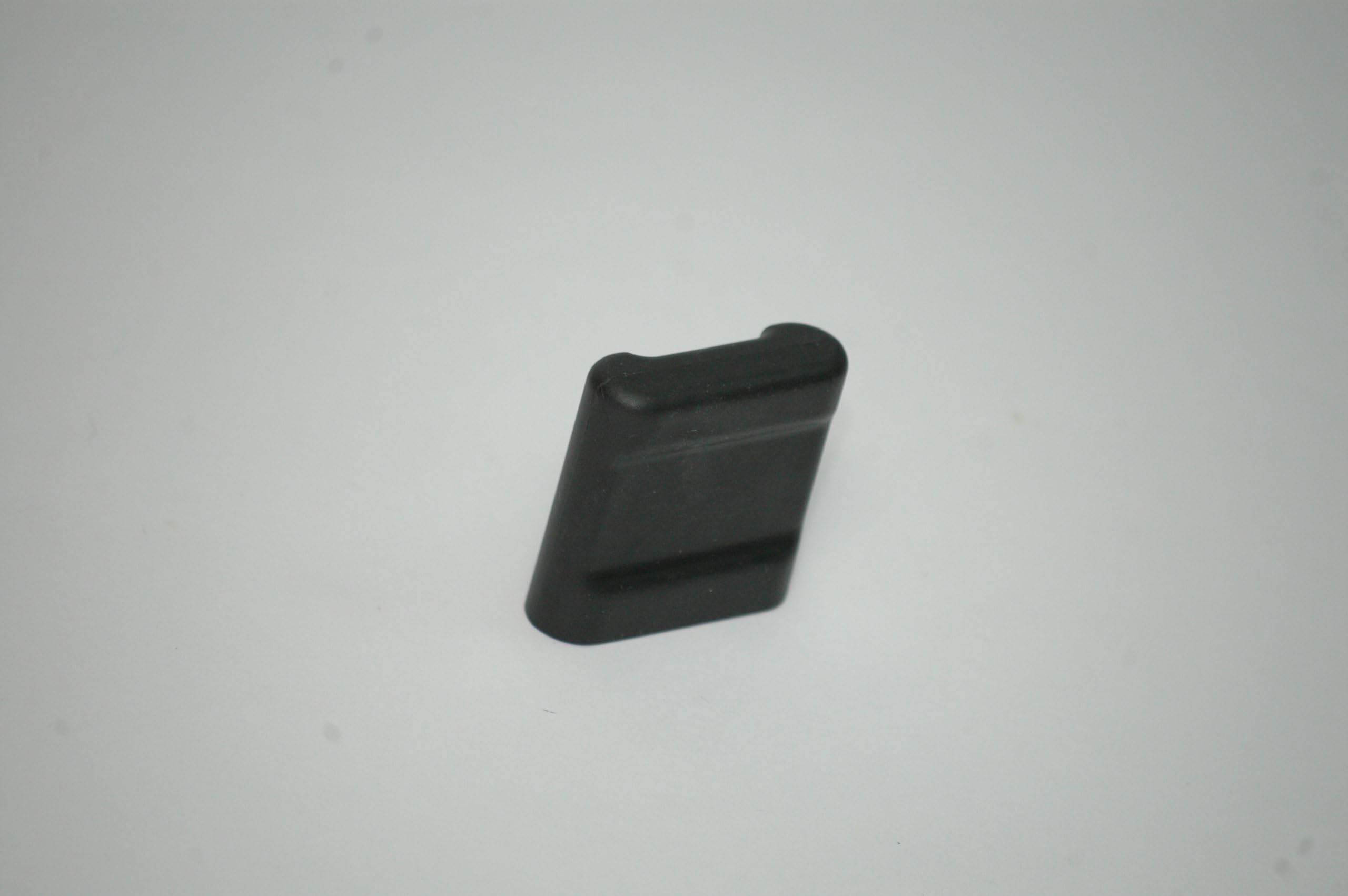 High Quality furniture / cabinet handle metal with soft touch inlay in black 32 mm hole centre