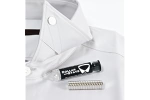 PAIPAIGO Magnets for Metal Collar Stay, Magnetic Collar Stays for Men, Collar Stays Magnetic, N42 Strong Magnetic Collar Holders Replacement, Mini Portable Packaging 20Pcs（ 0.4 * 0.08”/10 * 2mm）