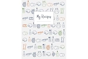 My Recipes: The XXL do-it-yourself cookbook to note down your 120 favorite recipes (letter format)
