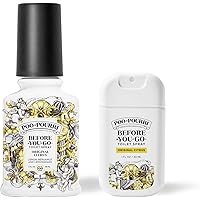 Poo-Pourri Before-you-Go Toilet Spray Bundle, Original Citrus 2 Fl Oz and Original Citrus 1 Fl Oz Pocket Travel Size - Lemon,