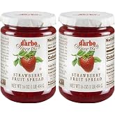 D&rsquo;arbo All-Natural Strawberry Fruit Spread, 16 oz (2 Pack) | Crafted Tradition | Pure Fruit Flavor No Artificial Preservatives&mdash;Ensuring a Naturally Sweet and Flavorful Spread.