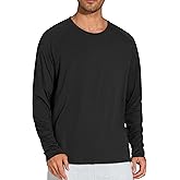 THE GYM PEOPLE Men's Long Sleeve Soft Workout Shirts UPF 50+ Fall Lightweight Athletic Pullover Tops for Hiking Running
