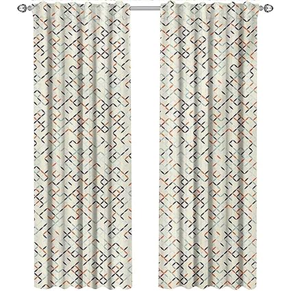 Amazon Com Shenglv Floral Curtains Light Blocking Tied Flower