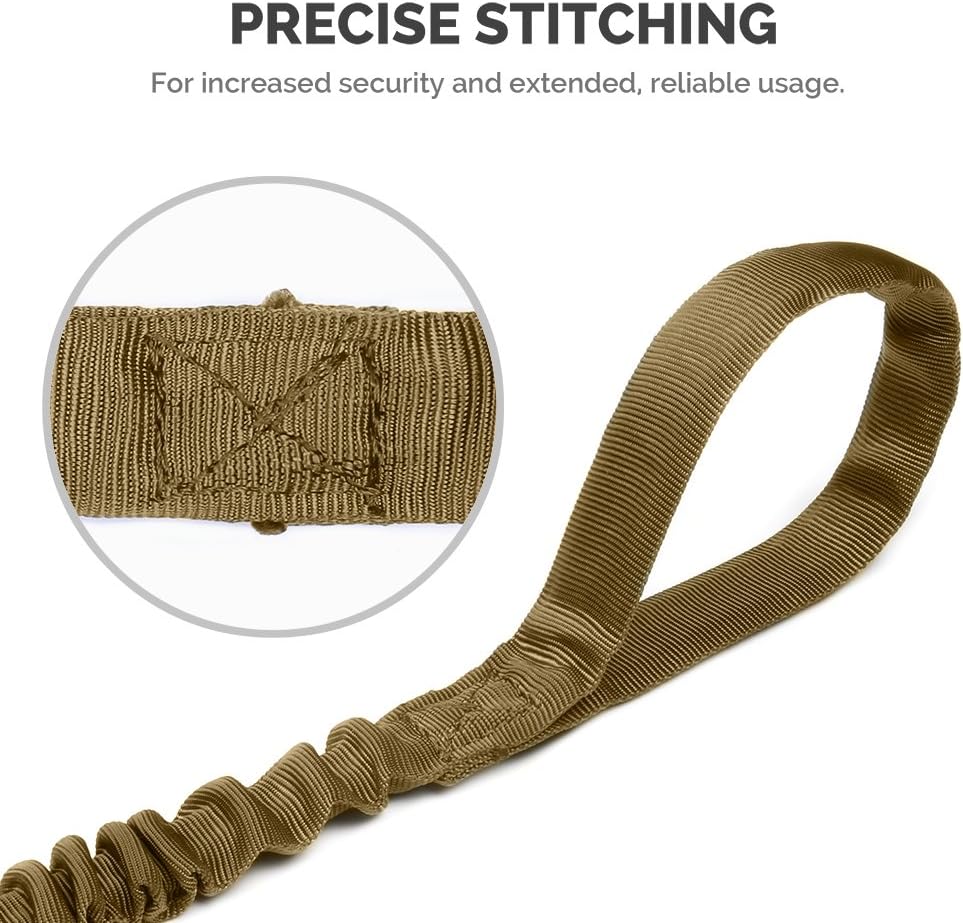 OutdoorMaster Bungee Dog Leash, Improved Dog Safety & Comfort (Tan) : Pet Supplies