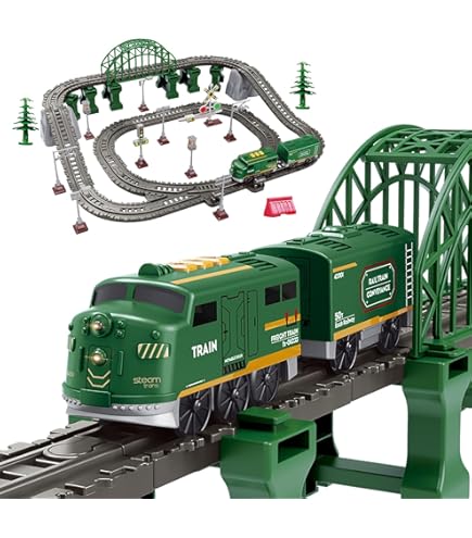 Amazon.com: Generic Alloy Electric Train Set Model, Electric Model