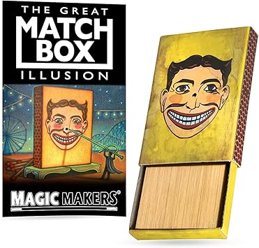 Amazon Com Magic Makers Match Box Magic Trick The Great Illusion Toys Games