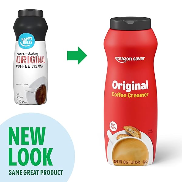 AMAZON SAVER, POWDERED NON-DAIRY ORIGINAL COFFEE CREAMER, 16 OZ