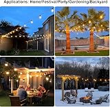 TooTaci Outdoor String Light Hanging Kit 30M Black PVC Coated Cable view 7