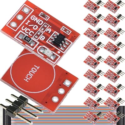 DAOKAI TTP223 Touch Button Module 20 Pcs Self-locking Jog Capacitive Key Switch